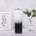 Double wall Insulated 20oz Stainless steel Thin Tumblers Straight Water Cups Wine Tumbler With Lids And Straws